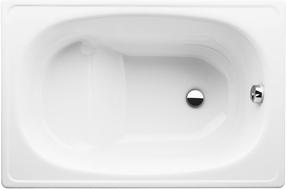 Ванна Jika Riga Mini, 105 см x 70 см x 37.5 см, прямоугольный, белый цв.