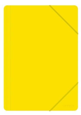 Mapes ar gumiju Office Products 11KF21195206, A4 Dzeltena krās.