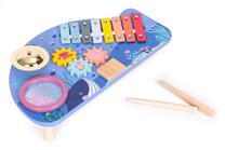 Vaikiškas ksilofonas, muzikinis stalas EcoToys Sea