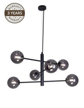 Lampa karināms Domoletti Bolero H1333-6-SM, G9, 6 x 9 W, melna krās. / melna krās.