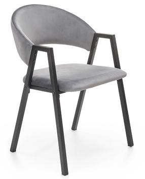 Söögitoa tool K473, matt, hall v., 54 cm x 58 cm x 82 cm