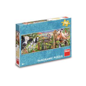 Pusle Dino Farm 39335D, 23 cm x 66 cm, 150 tk, mitmevärviline