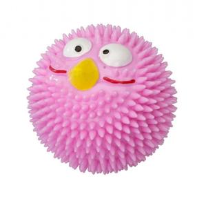 Mänguasi koerale, pall EBI Rubber Bird, Ø 6.3 cm, roosa v., S