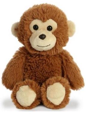 Pliušinis žaislas Aurora Monkey 55987, ruda sp., 28 cm