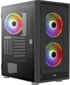 Arvuti korpus AeroCool Graphite, must v.