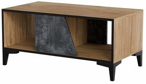 Kavos staliukas Cama Meble Ovo, ąžuolo sp./pilka sp., 90 cm x 50 cm x 39 cm