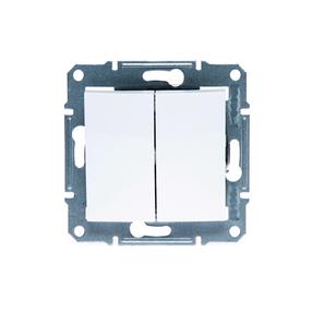 Lüliti Schneider Electric Sedna SDN0390121, 2 sl., valge v.