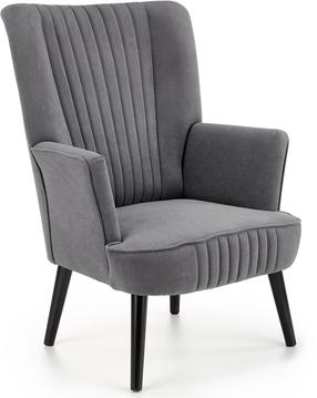 Krėslas Delgado Grey, pilkas, 75 cm x 70 cm x 100 cm