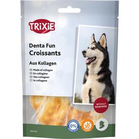 Лакомство для собак Trixie Denta Fun Croissants, курица/коллаген, 0.080 кг x 2 шт.