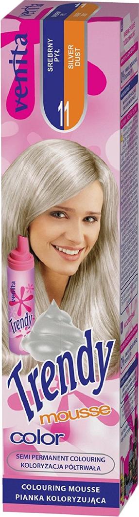 Красящая пенка Venita Trendy Color, серебристый цв., Silver 11, 75 мл