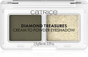 Akių šešėliai Catrice Diamond Treasures Cream To Powder, 2.8 g, olive twinkl 040