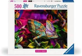 Пазл Ravensburger Chameleon, 36 см x 49 см, 500 шт., многоцветный