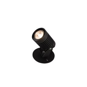 Pastatomas lauko šviestuvas Nowodvorski Spike LED, 5W, LED, IP54, juoda sp., 5 cm x 11.3 cm