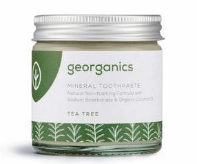 Dantų pasta, pudra Georganics Tea Tree, 60 ml