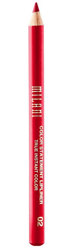 Lūpu zīmulis Milani Color Statement, 02 true red