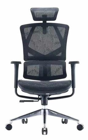 Darbo kėdė Sihoo M90C, 66 x 66.5 x 112 - 120 cm, juoda sp.