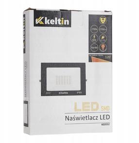 Prožektorius be judesio daviklio, nešiojamas Keltin K02032, 30 W, 2700 lm, 2700 °K, IP66, juoda sp.