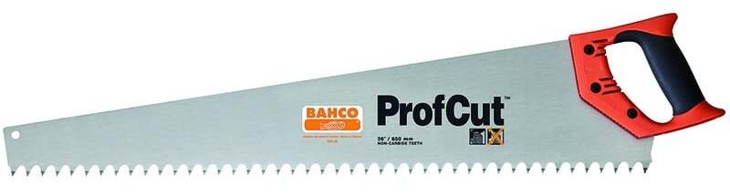 Betooni saag Bahco Alpabet Flashcard 256-26, 650 cm