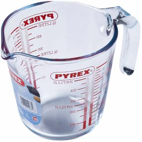Mērtrauks Pyrex, 0.5 l, caurspīdīga krās.