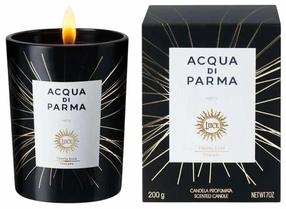 Svece, aromātiskā Acqua Di Parma Tenuta Luce, 50 h, 200 g, melna krās.