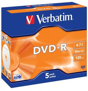 Įrašomas kompaktinis diskas Verbatim, 4.7 GB
