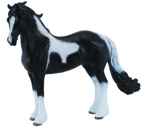 Žaislinė figūrėlė Collecta Barock Pinto Stallion 88438, balta sp./juoda sp.
