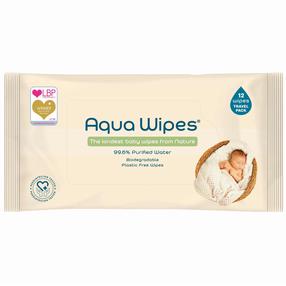 Bērnu salvetes Aqua Wipes, 12 gab.