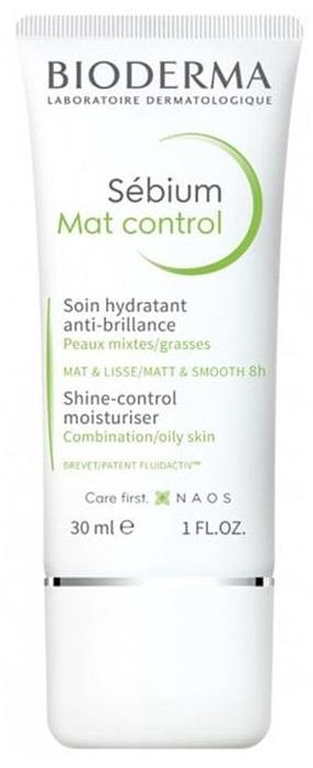 Veido kremas Bioderma Sebium Mat Control 12h, 30 ml