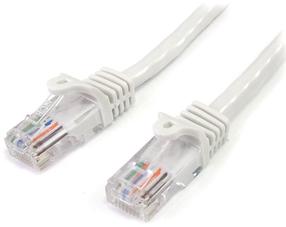Кабель StarTech Cat5e 45PAT2MWH RJ-45, RJ-45, 2 м, белый цв.