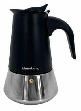 Moka kavinukas Klausberg KB 7844, juoda sp./chromo sp.