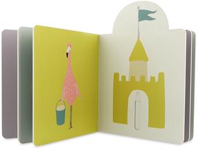 Детская книга Trixie Slide Book Beach, 1.7 см, многоцветный