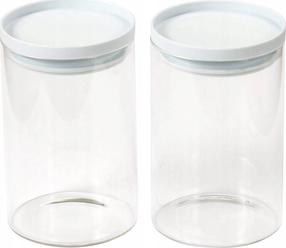Pārtikas uzglabāšanas konteineru komplekts Kesper, 0.8 l, caurspīdīga krās.