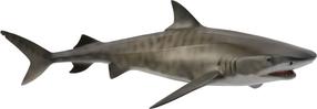Žaislinė figūrėlė Collecta Tiger Shark 88661, 16.5 cm, pilka sp.