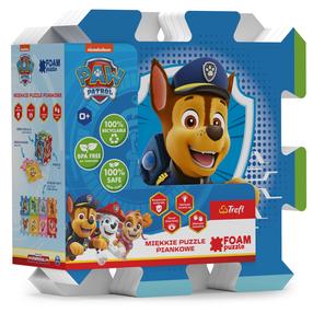 Коврик для малышей - пазл Trefl Paw Patrol, 118 см x 60 см, 8 шт, многоцветный