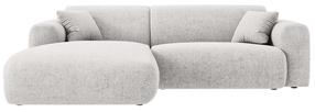 Kampinė sofa Cosmopolitan Design Nolio Haga 06, šviesiai pilka sp., kairinė, 170 x 235 cm x 72 cm
