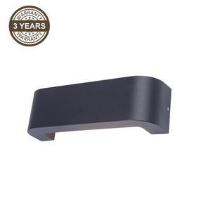 Sieninis lauko šviestuvas Domoletti Figura, 10.5W, LED, IP54, juoda sp., 8 cm x 9 cm