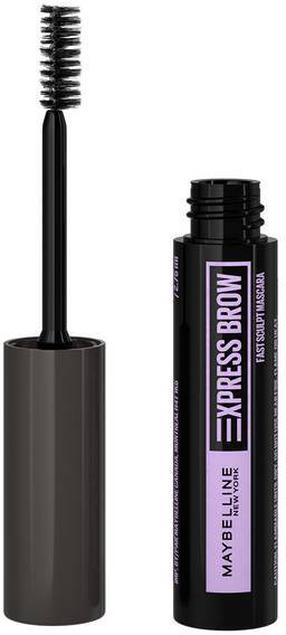 Antakių tušas Maybelline Express Brow Fast Sculpt, 16 ml deep brown