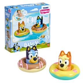 Vonios žaislų rinkinys, šuo Tomy Toomies Bluey E73705/4, įvairių spalvų, 2 vnt.