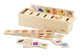 Сортировочная игра VIGA Match & Sort, 8.3 см, многоцветный
