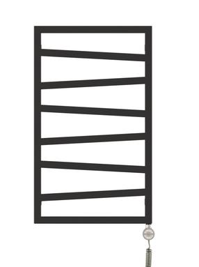 Elektriline rätikuradiator Terma ZigZag, metallik hall v., 50 cm x 83.5 cm, 300 W