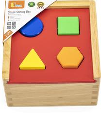 Lavinimo žaislas VIGA Shape Sorting, įvairių spalvų