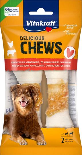 Gardums suņiem Vitakraft Delicious Chews, vistas gaļa, 0.140 kg, 2 gab.