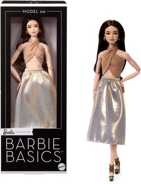 Lėlė Mattel Barbie Signature Basics 06 JJX25, 30 cm, ruda sp.