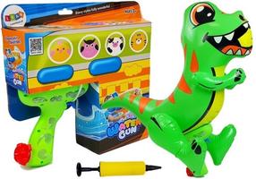 Игрушечная водяная винтовка, динозавр Blow Up Water Gun Зеленый цв.