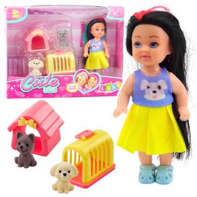 Кукла с аксессуарами Lean Toys Cute Love Lets Be Friends, 12 см, многоцветный