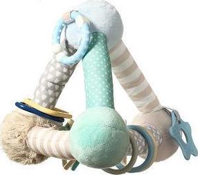 Погремушка BabyOno Tiny Yoga, многоцветный