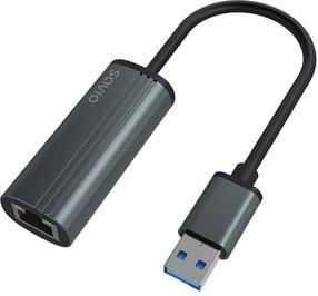 Adapteris Savio SAVAK-55 USB 3.1, RJ-45, 0.18 m, melna krās./pelēka krās.
