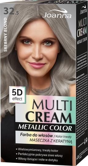 Plaukų dažai Joanna Multi Cream, silver blonde sp., 32.5