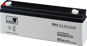 UPS aku MPL Power Elektro MWS 2.3-12, 2.3 Ah