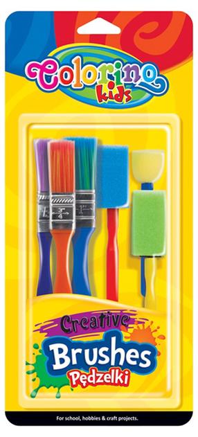 Pintsel Colorino 39031PTR, sünteetilised, 6 tk